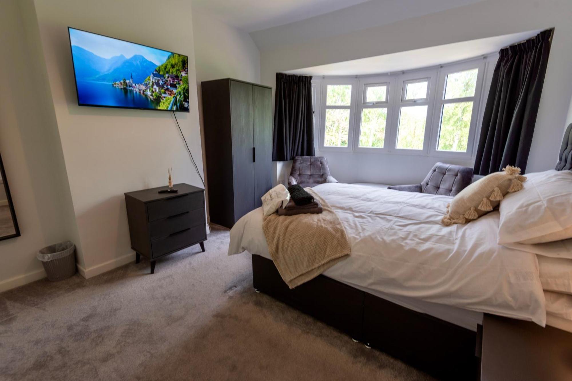 Double Room In Refurbished 5 Bed Home With Wifi And Tv BW Room 4 Solihull Exteriör bild