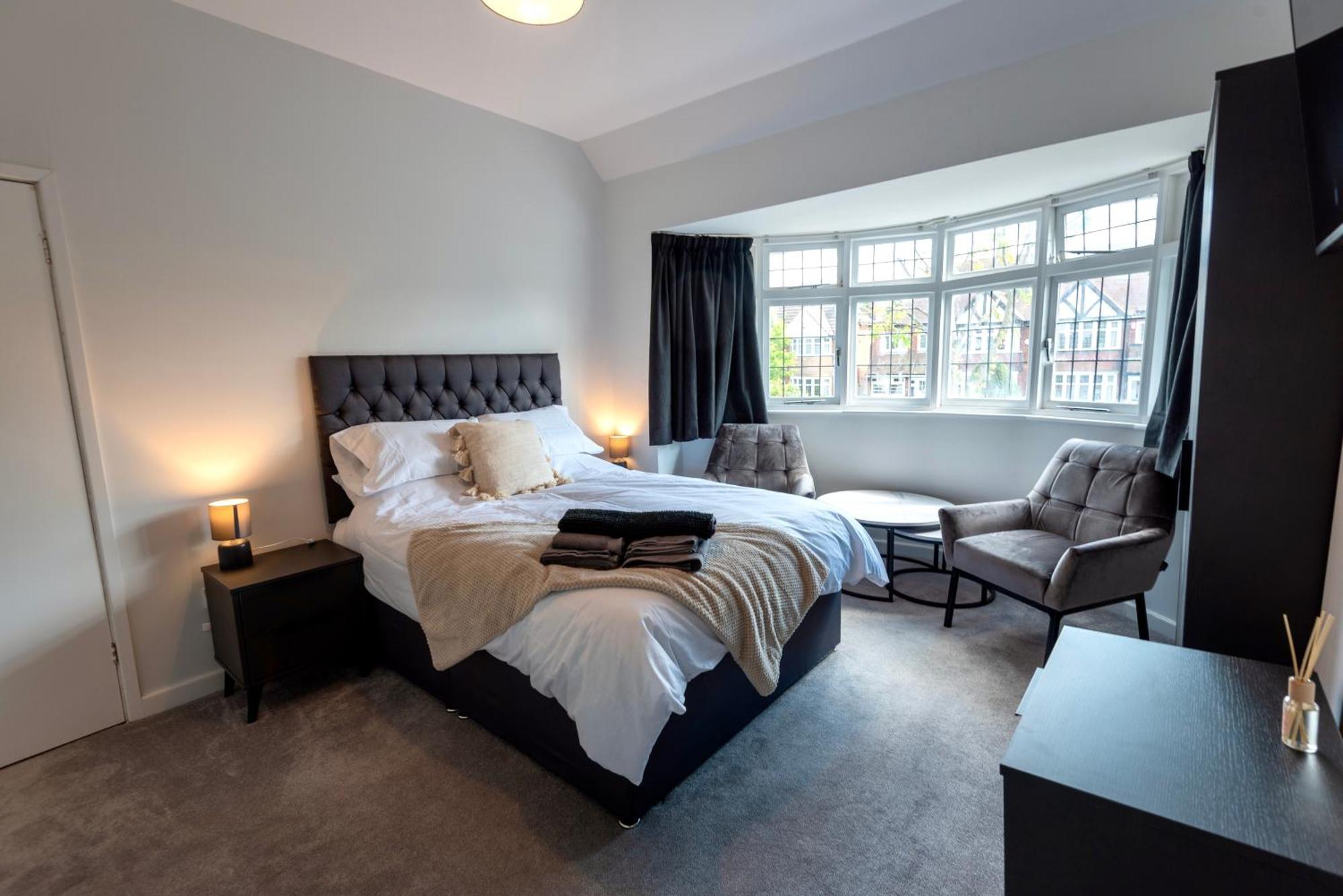 Double Room In Refurbished 5 Bed Home With Wifi And Tv BW Room 4 Solihull Exteriör bild